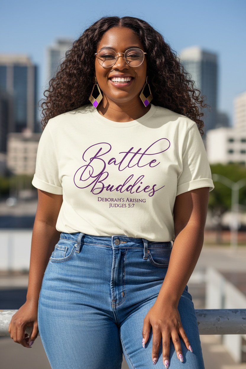 Battle Buddies Ivory T-shirt
