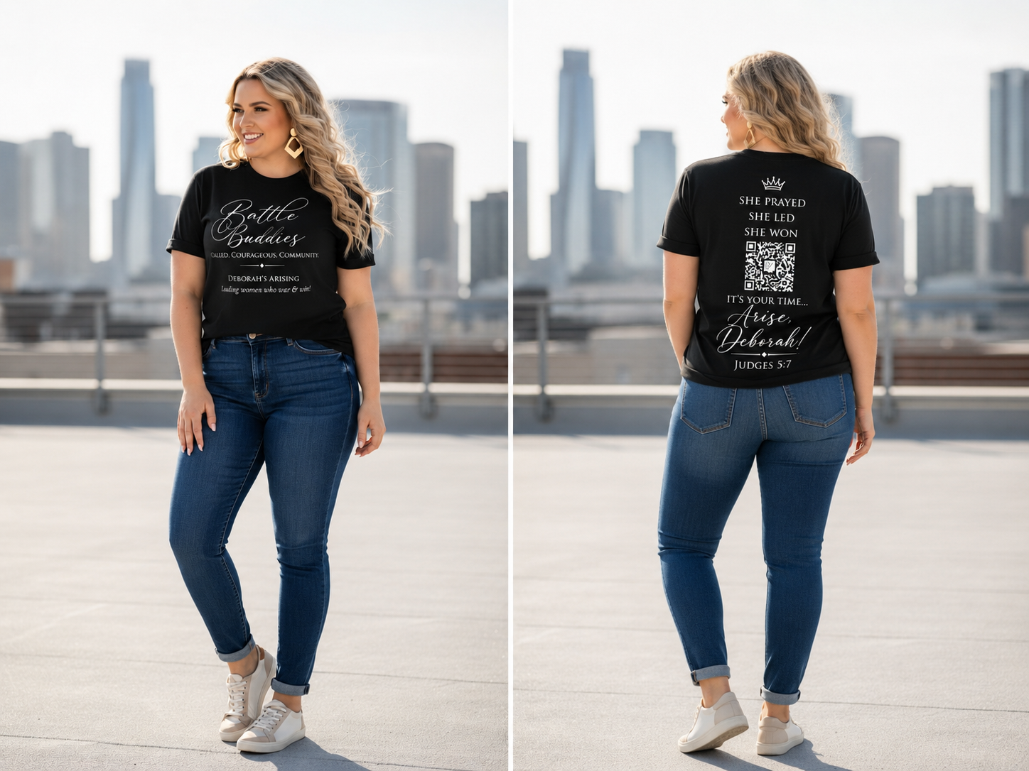 Battle Buddies Black T-shirt