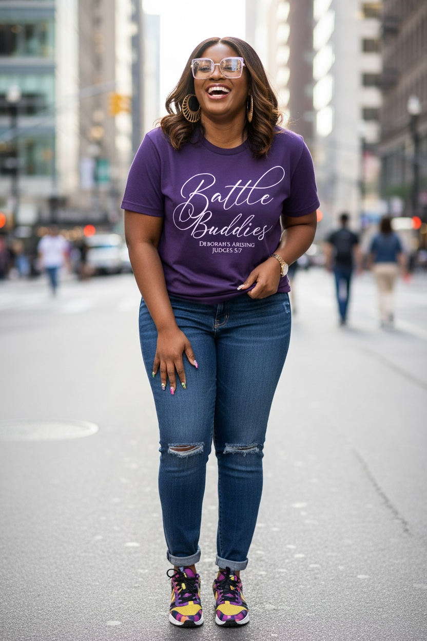 Battle Buddies Deep Purple T-shirt