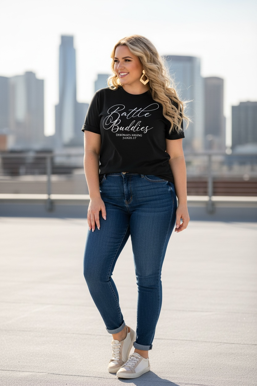 Battle Buddies Black T-shirt